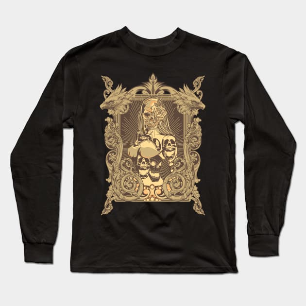 Lady Orc Long Sleeve T-Shirt by gblackid